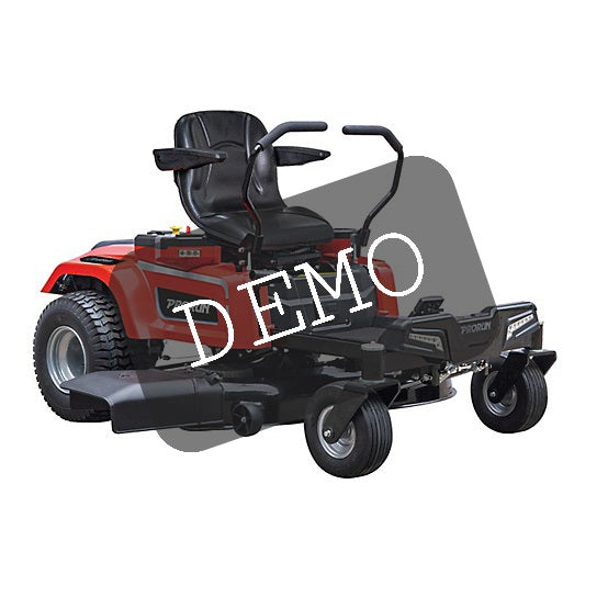 PRORUN 60V 42-in. Zero-Turn Riding Lawn Mower with 10.0 Ah Batteries (3), Charger, Mulch Kit, and Towing Kit