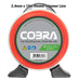 Cobra brand round trimmer line on a reel with specifications.