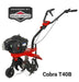 Cobra T40B  domestic tiller against a white background with briggs and Stratton logo.