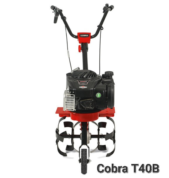Cobra T40B - 16" (40cm) Domestic Petrol Powered Cultivator, for mid-to-large gardens/ allotments. Digs upto a depth of 10" (250mm).