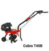 Cobra T40B domestic cultivator view of Left hand side against a white background.