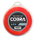 Red Cobra 4mm strimmer line on a white background