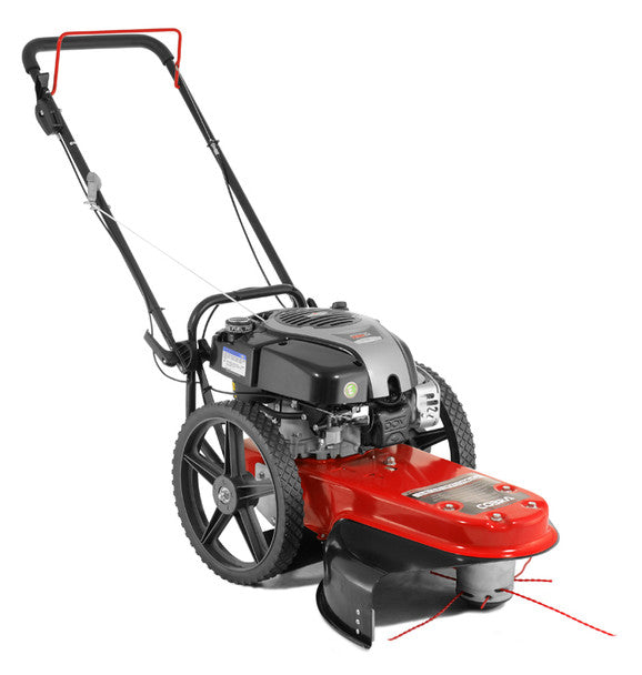 Cobra WT56B Wheeled trimmer on a white background