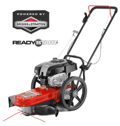  Cobra WT56B Wheeled trimmer with Briggs & Stratton logo on a white background