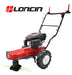 Red cobra WT60SP self propelled wheeled brush trimmer ine on a white background, featuring the Loncin brand.