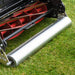 Close up of Cobra Fortis stadium 34' Garden roller on grass