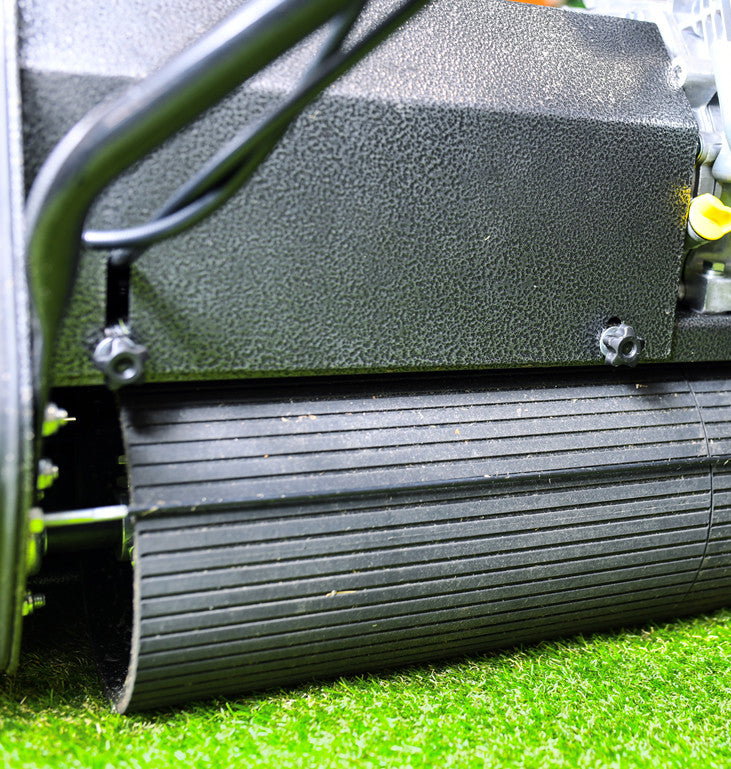 Close-up of a Cobra Fortis  lawn mower rear roller 2