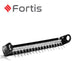 Cobra Fortis Turf Rake against a white background with the Fortis logo