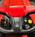 Close-up of a rCobra ride on lawn tractor control panel.