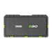 The CHU6000 MULTI-PORT CHARGING UNIT A dark gray rugged hard case with green accents and the brand name CHU6000 GO printed on the lid, shown from a top-down view on a white background.