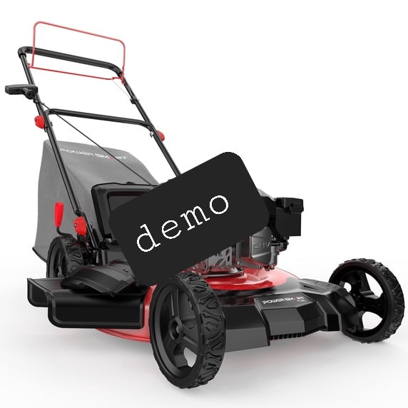 PowerSmart 21" 170cc Gas Self-Propelled Lawn Mower, with 6-Position Height Adjustment