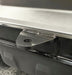 Metal hitch receiver on a  bumper