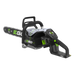 Ego csx5000 pro x Professional-grade chainsaw  viewed from the rear against a white background 